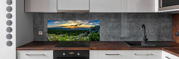 Panel do kuchyne Horské panorama