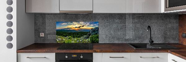 Panel do kuchyne Horské panorama