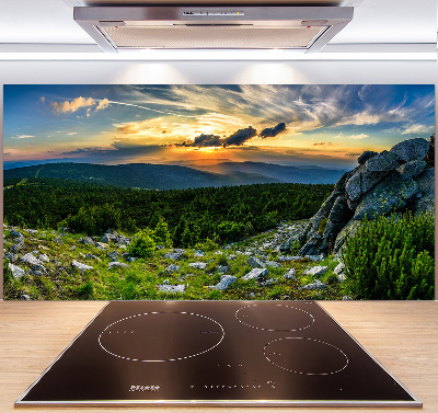Panel do kuchyne Horské panorama