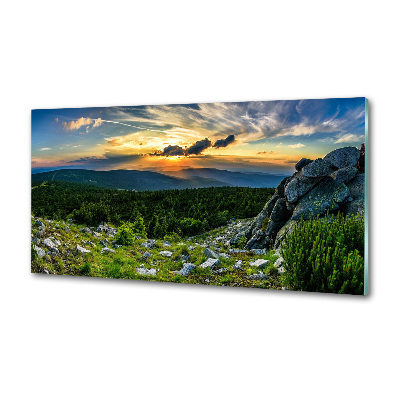 Panel do kuchyne Horské panorama