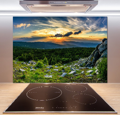Panel do kuchyne Horské panorama