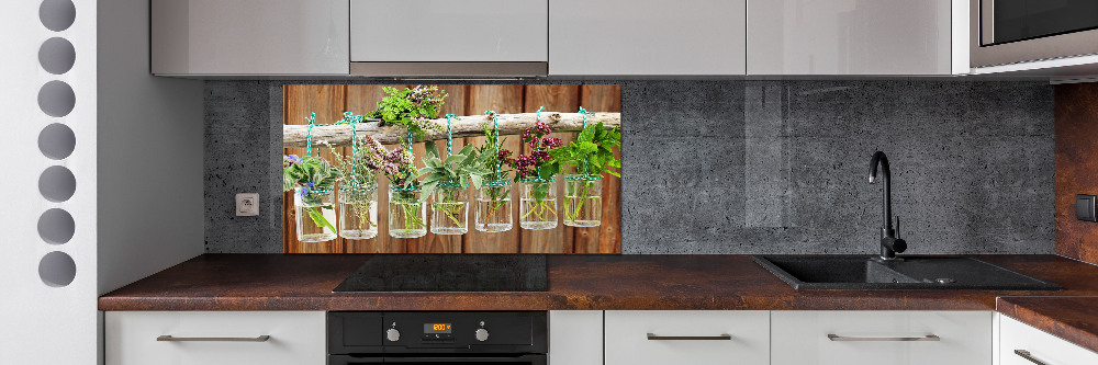 Panel do kuchyne Byliny v pohároch