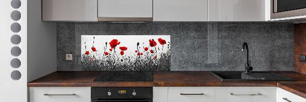 Panel na stenu tvrdené sklo Maky