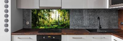Panel do kuchyne Ranné slnko les