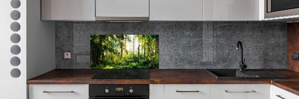 Panel do kuchyne Ranné slnko les