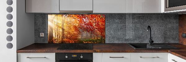 Dekoračný panel sklo Jesenný les