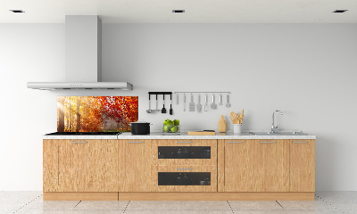 Dekoračný panel sklo Jesenný les