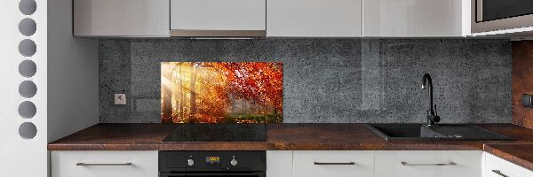 Dekoračný panel sklo Jesenný les