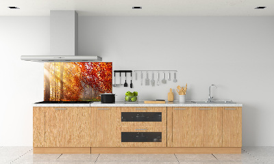 Dekoračný panel sklo Jesenný les