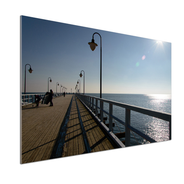 Dekoračný panel sklo Mólo Gdyňa