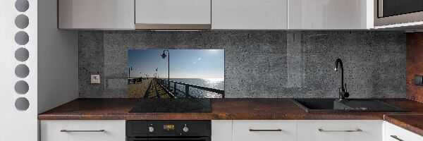 Dekoračný panel sklo Mólo Gdyňa
