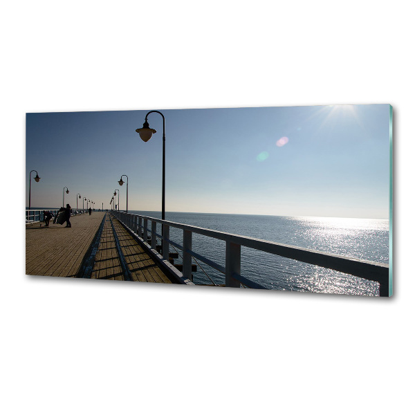 Dekoračný panel sklo Mólo Gdyňa