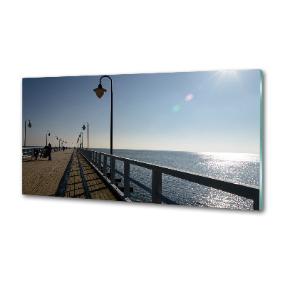 Dekoračný panel sklo Mólo Gdyňa