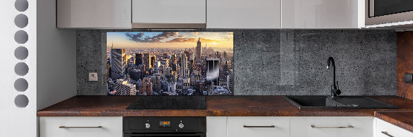 Panel lacobel New York vtáčie pohľad