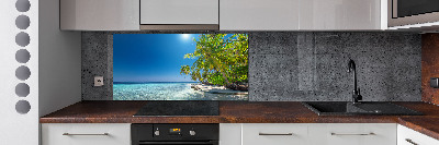 Panel do kuchyne Maledivy pláž