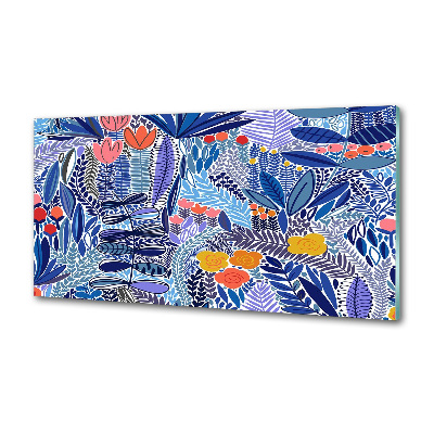 Panel do kuchyne Kvetinový vzor
