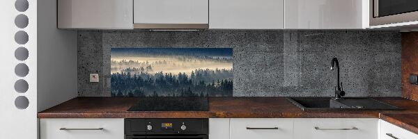 Panel do kuchyne Hmla nad lesom