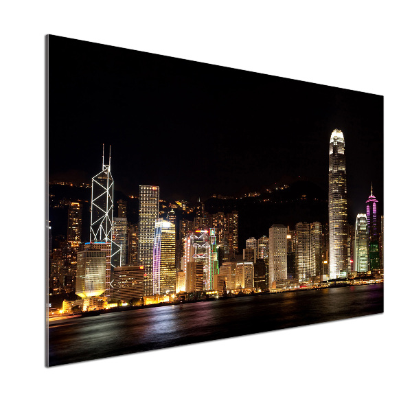 Panel do kuchyne Nočný Hongkong