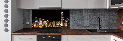 Panel do kuchyne Nočný Hongkong