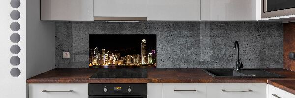 Panel do kuchyne Nočný Hongkong