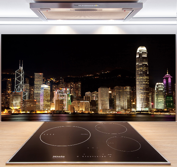 Panel do kuchyne Nočný Hongkong