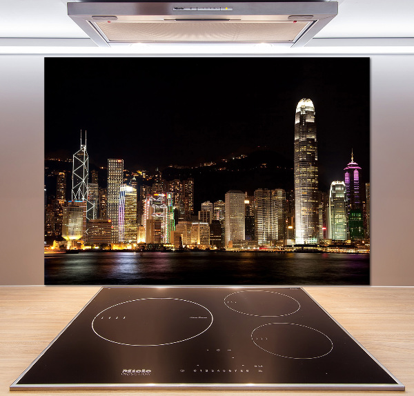 Panel do kuchyne Nočný Hongkong