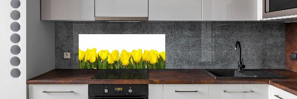 Panel do kuchyne Žlté tulipány