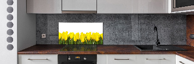 Panel do kuchyne Žlté tulipány