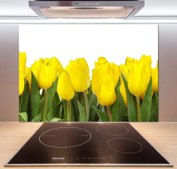 Panel do kuchyne Žlté tulipány