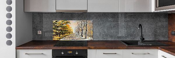 Panel do kuchyne Jeseň vs zima