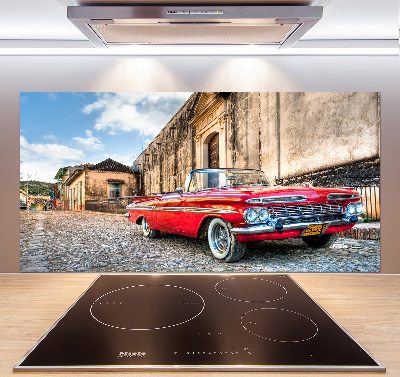 Panel do kuchyne Červený Chevrolet