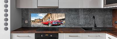 Panel do kuchyne Červený Chevrolet