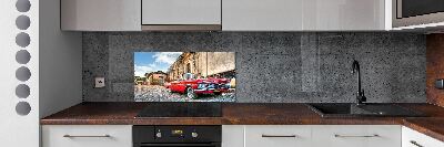 Panel do kuchyne Červený Chevrolet