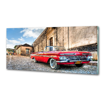 Panel do kuchyne Červený Chevrolet