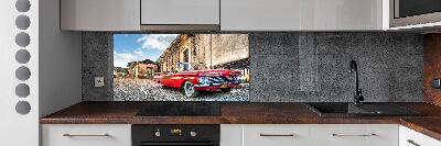 Panel do kuchyne Červený Chevrolet