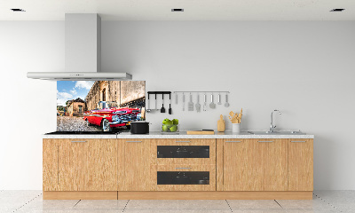 Panel do kuchyne Červený Chevrolet