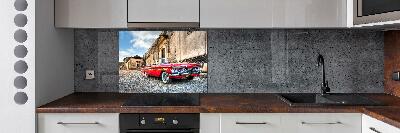 Panel do kuchyne Červený Chevrolet