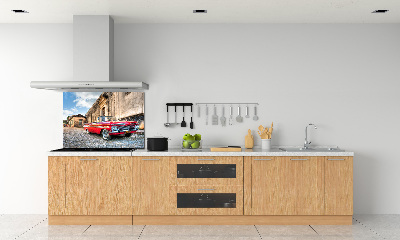 Panel do kuchyne Červený Chevrolet