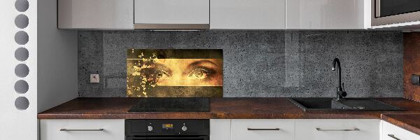 Panel do kuchyne Oči a motýle