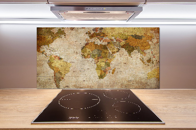 Panel do kuchyne Politická mapa