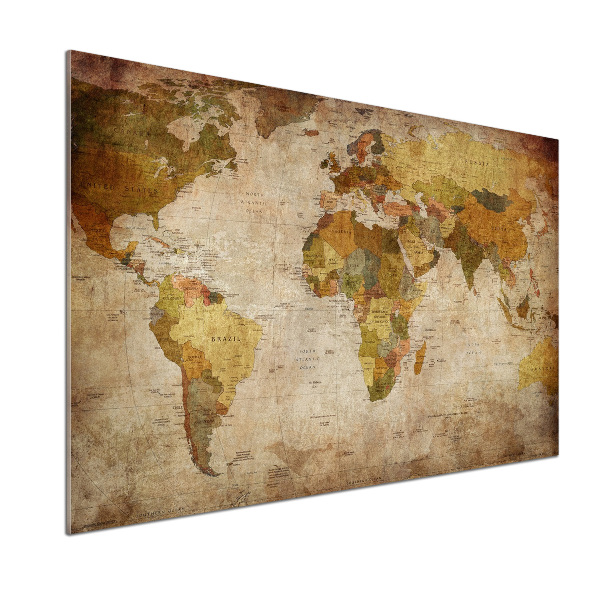 Panel do kuchyne Politická mapa