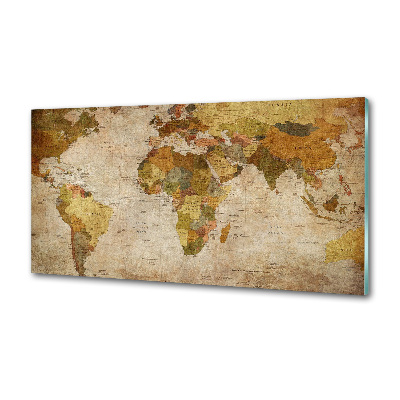 Panel do kuchyne Politická mapa