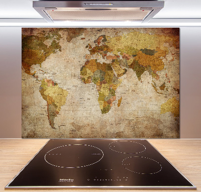 Panel do kuchyne Politická mapa