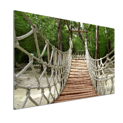 Dekoračný panel sklo Lanový most