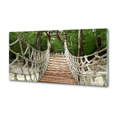 Dekoračný panel sklo Lanový most