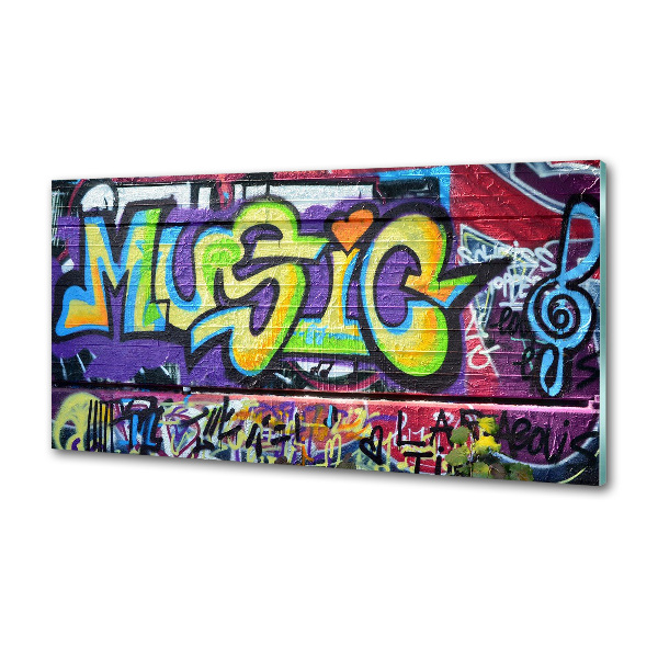 Panel lacobel Graffiti na stene