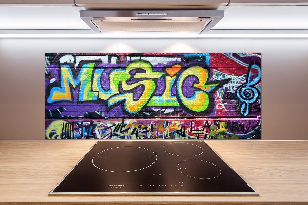 Panel lacobel Graffiti na stene