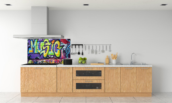 Panel lacobel Graffiti na stene