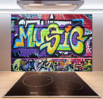 Panel lacobel Graffiti na stene