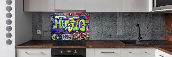 Panel lacobel Graffiti na stene